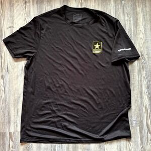 U.S. Army Black T-Shirt XL – Expert Brand – Logo Military PT Workout